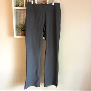 Lucy Work Out Exercise Yoga Pants Medium TALL Gray